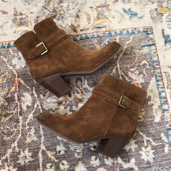 Sam Edelman Shoes - •Sam Edelman• Suede buckle booties